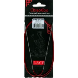 (Bild für) ChiaoGoo RED LACE Fixe Rundstricknadel - 100 cm - 2 mm