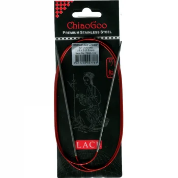 (Bild für) ChiaoGoo RED LACE Fixe Rundstricknadel - 100 cm - 2,5 mm
