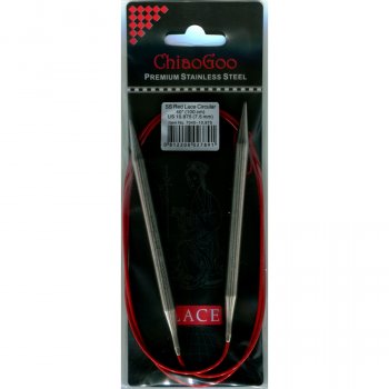 (Bild für) ChiaoGoo RED LACE Fixe Rundstricknadel - 60 cm - 7,5 mm