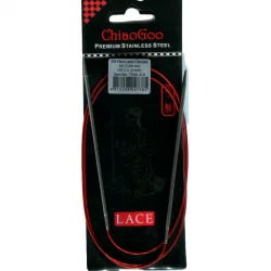 (Bild für) ChiaoGoo RED LACE Fixe Rundstricknadel - 100 cm - 3 mm