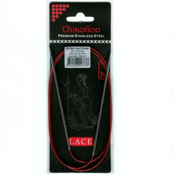 (Bild für) ChiaoGoo RED LACE Fixe Rundstricknadel - 100 cm - 2,75 mm