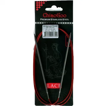 (Bild für) ChiaoGoo RED LACE Fixe Rundstricknadel - 100 cm - 3,25 mm
