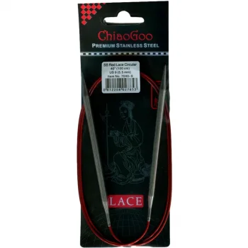 (Bild für) ChiaoGoo RED LACE Fixe Rundstricknadel - 100 cm - 5,5 mm