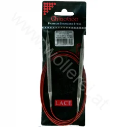 (Bild für) ChiaoGoo RED LACE Fixe Rundstricknadel - 120 cm - 7,5 mm