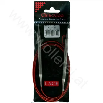 (Bild für) ChiaoGoo RED LACE Fixe Rundstricknadel - 120 cm - 7,5 mm