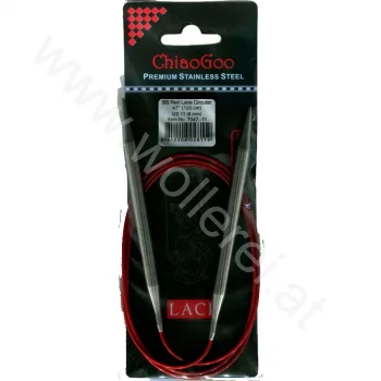 (Bild für) ChiaoGoo RED LACE Fixe Rundstricknadel - 120 cm - 8 mm