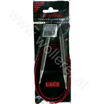 (Bild für) ChiaoGoo RED LACE Fixe Rundstricknadel - 120 cm - 9 mm