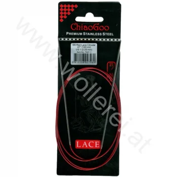 (Bild für) ChiaoGoo RED LACE Fixe Rundstricknadel - 120 cm - 2,25 mm