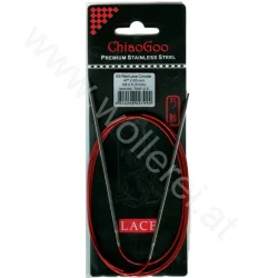 (Bild für) ChiaoGoo RED LACE Fixe Rundstricknadel - 120 cm - 3 mm