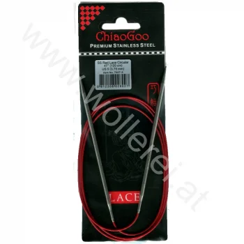 (Bild für) ChiaoGoo RED LACE Fixe Rundstricknadel - 120 cm - 3,75 mm