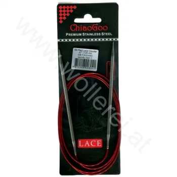(Bild für) ChiaoGoo RED LACE Fixe Rundstricknadel - 120 cm - 4,5 mm