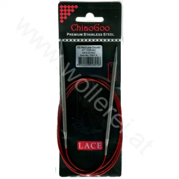 (Bild für) ChiaoGoo RED LACE Fixe Rundstricknadel - 120 cm - 5 mm