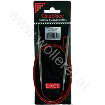(Bild für) ChiaoGoo RED LACE Fixe Rundstricknadel - 120 cm - 5,5 mm