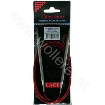 (Bild für) ChiaoGoo RED LACE Fixe Rundstricknadel - 150 cm - 7 mm