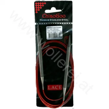 (Bild für) ChiaoGoo RED LACE Fixe Rundstricknadel - 150 cm - 7,5 mm