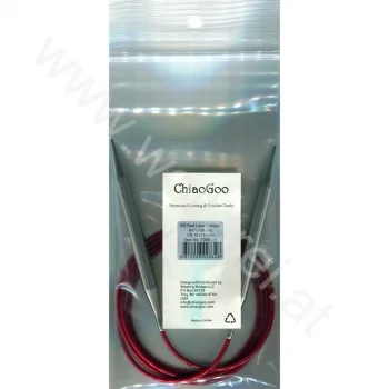 (Bild für) ChiaoGoo RED LACE Fixe Rundstricknadel - 150 cm - 10 mm
