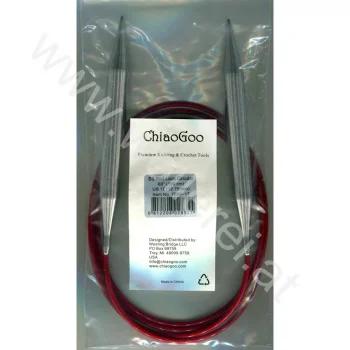 (Bild für) ChiaoGoo RED LACE Fixe Rundstricknadel - 150 cm - 12,75 mm