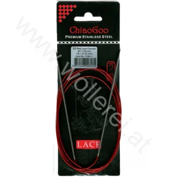 (Bild für) ChiaoGoo RED LACE Fixe Rundstricknadel - 150 cm - 2,25 mm