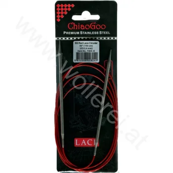 (Bild für) ChiaoGoo RED LACE Fixe Rundstricknadel - 150 cm - 4 mm