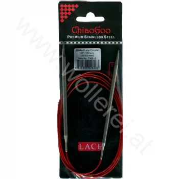 (Bild für) ChiaoGoo RED LACE Fixe Rundstricknadel - 150 cm - 5 mm