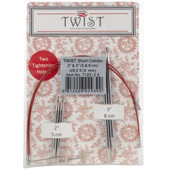(Bild für) ChiaoGoo TWIST SHORT COMBO PACK - MINI - 3 mm