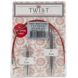 (Bild für) ChiaoGoo TWIST SHORT COMBO PACK - MINI - 3,25 mm