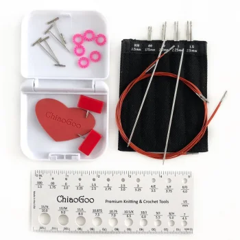 (Bild für) ChiaoGoo Set - TWIST RED LACE - 10 cm - kurze Spitzen - MINI