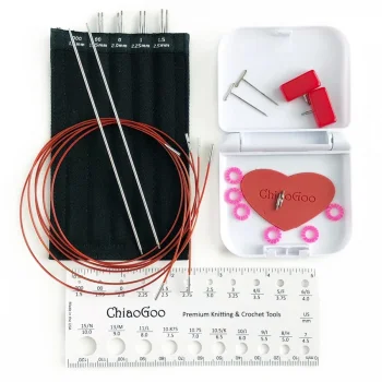 (Bild für) ChiaoGoo Set - TWIST RED LACE - 13 cm - MINI