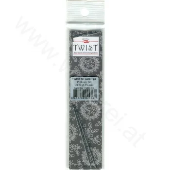 (Bild für) ChiaoGoo TWIST RED LACE Nadelspitzen SEHR KURZ 8 cm - MINI - 1,75 mm