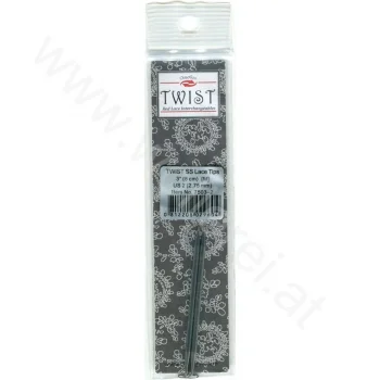 (Bild für) ChiaoGoo TWIST RED LACE Nadelspitzen SEHR KURZ 8 cm - MINI - 2,75 mm