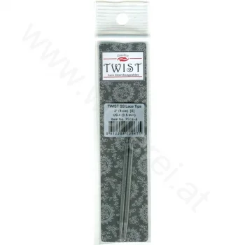 (Bild für) ChiaoGoo TWIST RED LACE Nadelspitzen SEHR KURZ 8 cm - SMALL - 3,5 mm