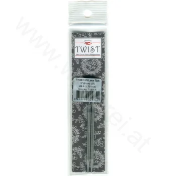 (Bild für) ChiaoGoo TWIST RED LACE Nadelspitzen SEHR KURZ 8 cm - SMALL - 3,75 mm