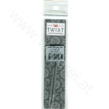 (Bild für) ChiaoGoo TWIST RED LACE Nadelspitzen SEHR KURZ 8 cm - SMALL - 4 mm