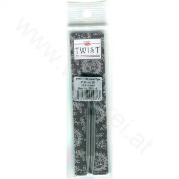 (Bild für) ChiaoGoo TWIST RED LACE Nadelspitzen SEHR KURZ 8 cm - SMALL - 5 mm