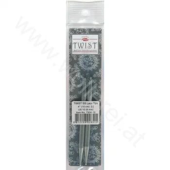(Bild für) ChiaoGoo TWIST RED LACE Nadelspitzen KURZ 10 cm - LARGE - 6 mm