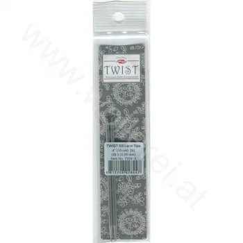 (Bild für) ChiaoGoo TWIST RED LACE Nadelspitzen KURZ 10 cm - SMALL - 3,25 mm