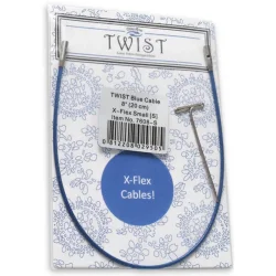 (Bild für) ChiaoGoo TWIST X-FLEX BLUE Seil - SMALL - 20 cm