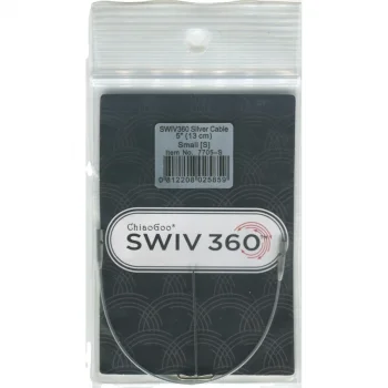 (Bild für) ChiaoGoo TWIST SWIV360 SILVER Seil - SMALL - 13 cm