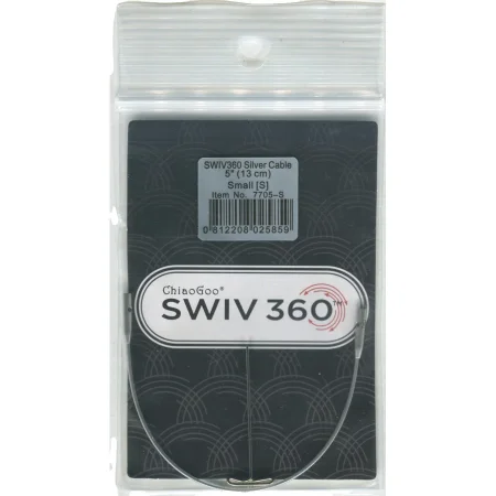 (Bild für) ChiaoGoo TWIST SWIV360 SILVER Seil - SMALL - 13 cm
