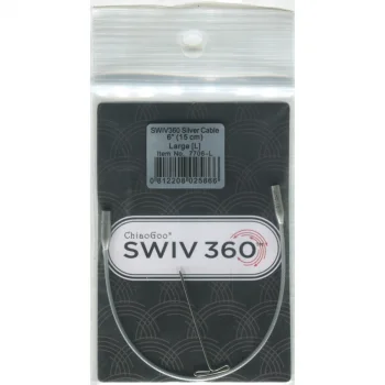 (Bild für) ChiaoGoo TWIST SWIV360 SILVER Seil - LARGE - 15 cm
