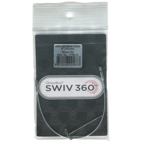 (Bild für) ChiaoGoo TWIST SWIV360 SILVER Seil - SMALL - 15 cm