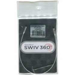 (Bild für) ChiaoGoo TWIST SWIV360 SILVER Seil - LARGE - 20 cm
