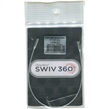 (Bild für) ChiaoGoo TWIST SWIV360 SILVER Seil - LARGE - 20 cm