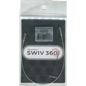 (Bild für) ChiaoGoo TWIST SWIV360 SILVER Seil - SMALL - 20 cm