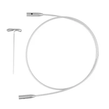 (Bild für) ChiaoGoo TWIST SWIV360 SILVER Seil - LARGE - 35 cm