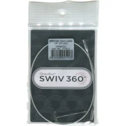 (Bild für) ChiaoGoo TWIST SWIV360 SILVER Seil - LARGE - 35 cm