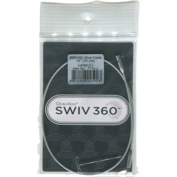 (Bild für) ChiaoGoo TWIST SWIV360 SILVER Seil - LARGE - 35 cm
