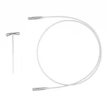 (Bild für) ChiaoGoo TWIST SWIV360 SILVER Seil - SMALL - 35 cm