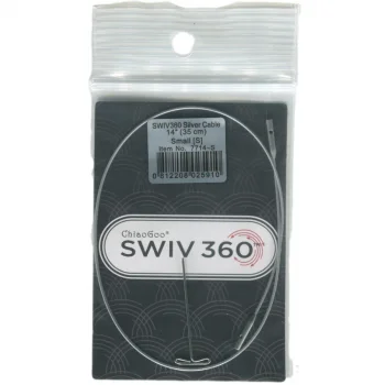 (Bild für) ChiaoGoo TWIST SWIV360 SILVER Seil - SMALL - 35 cm