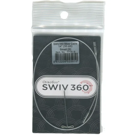 (Bild für) ChiaoGoo TWIST SWIV360 SILVER Seil - SMALL - 35 cm